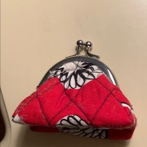Vera Bradley kisslock mini coin purse